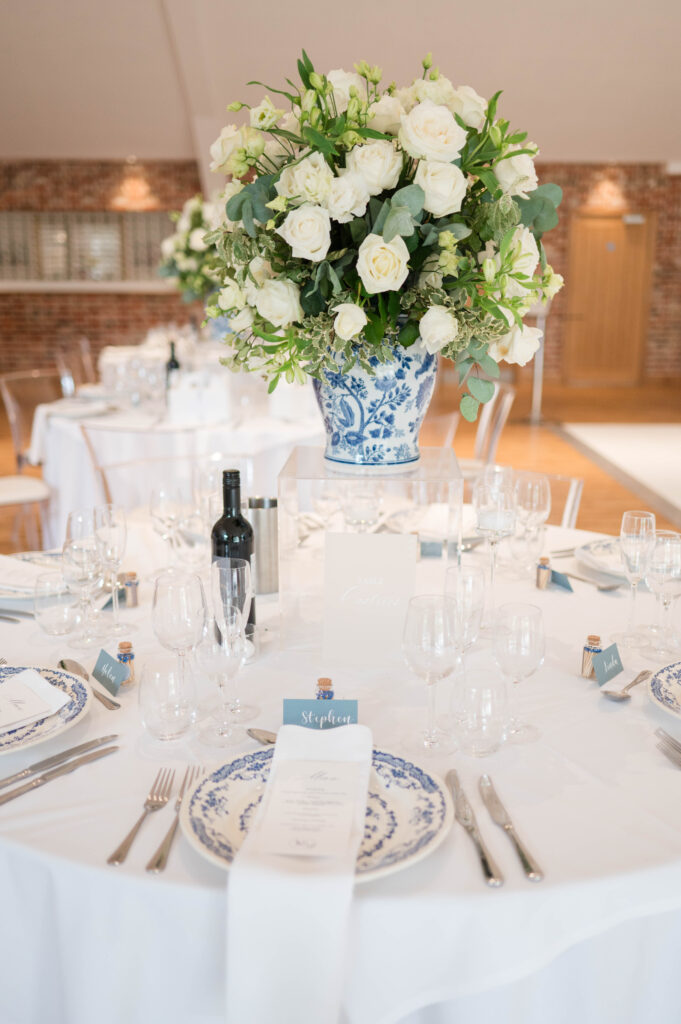 Hatfield Place wedding centrepiece