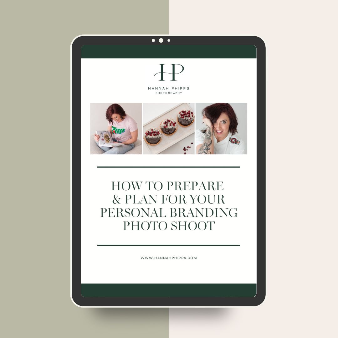 free guide for preparing for a brand photo shoot